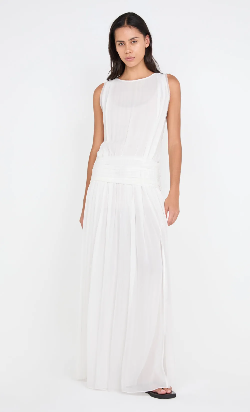 RHONE DROP WAIST DRESS - IVORY sold by bec + bridge product image thumbnail 5