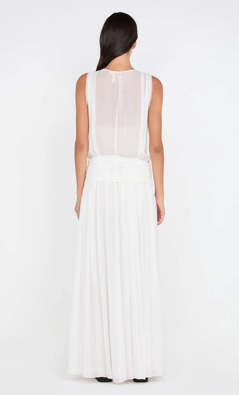 RHONE DROP WAIST DRESS - IVORY sold by bec + bridge product image thumbnail 4