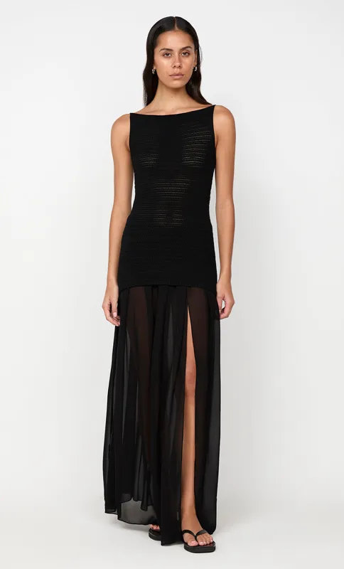 RAVYN BOAT NECK TOP - BLACK sold by bec + bridge