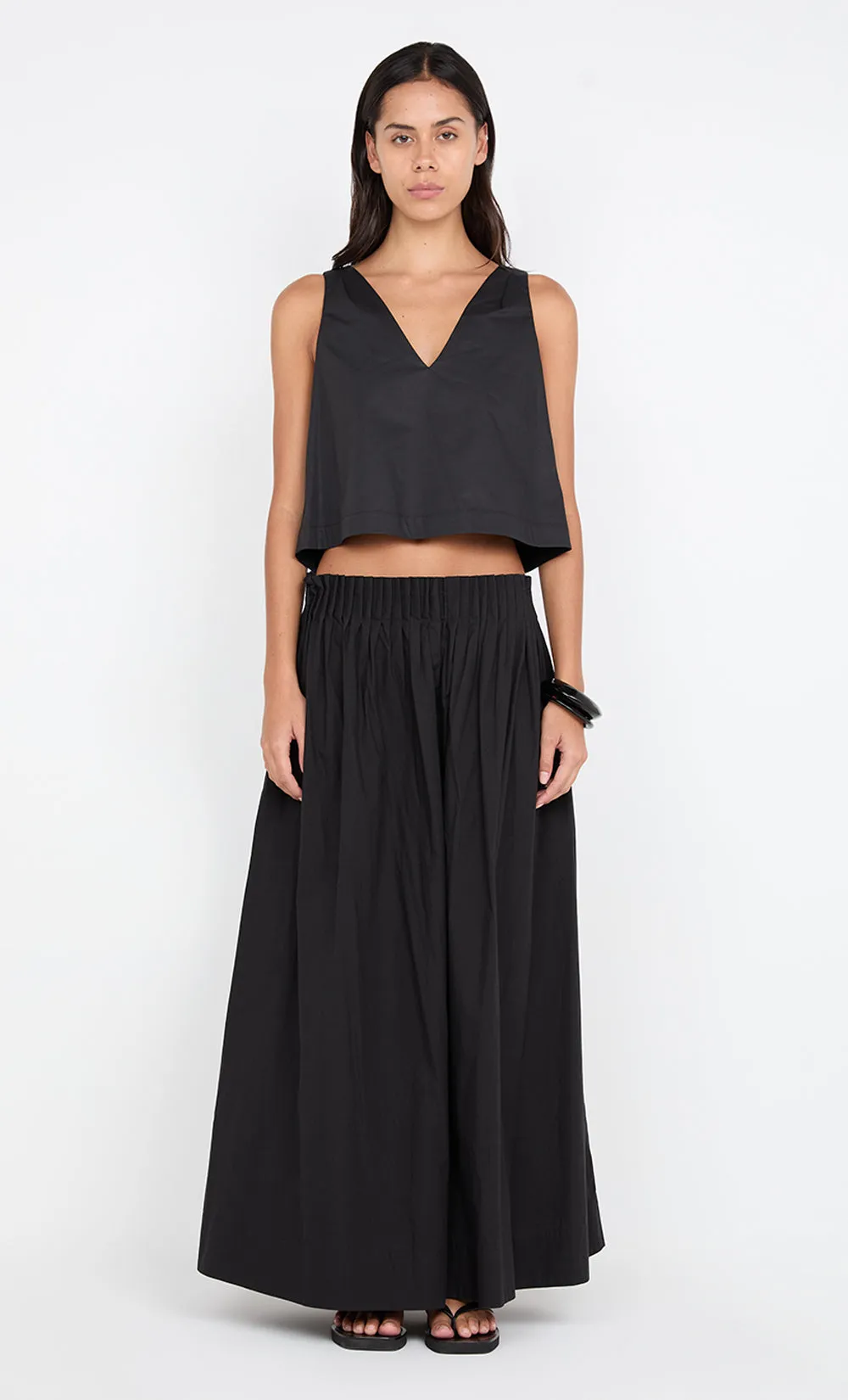 ALUCA V NECK TOP - BLACK sold by bec + bridge