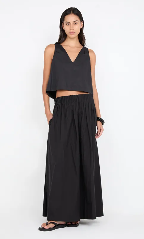 ALUCA PINTUCK MAXI SKIRT - BLACK sold by bec + bridge