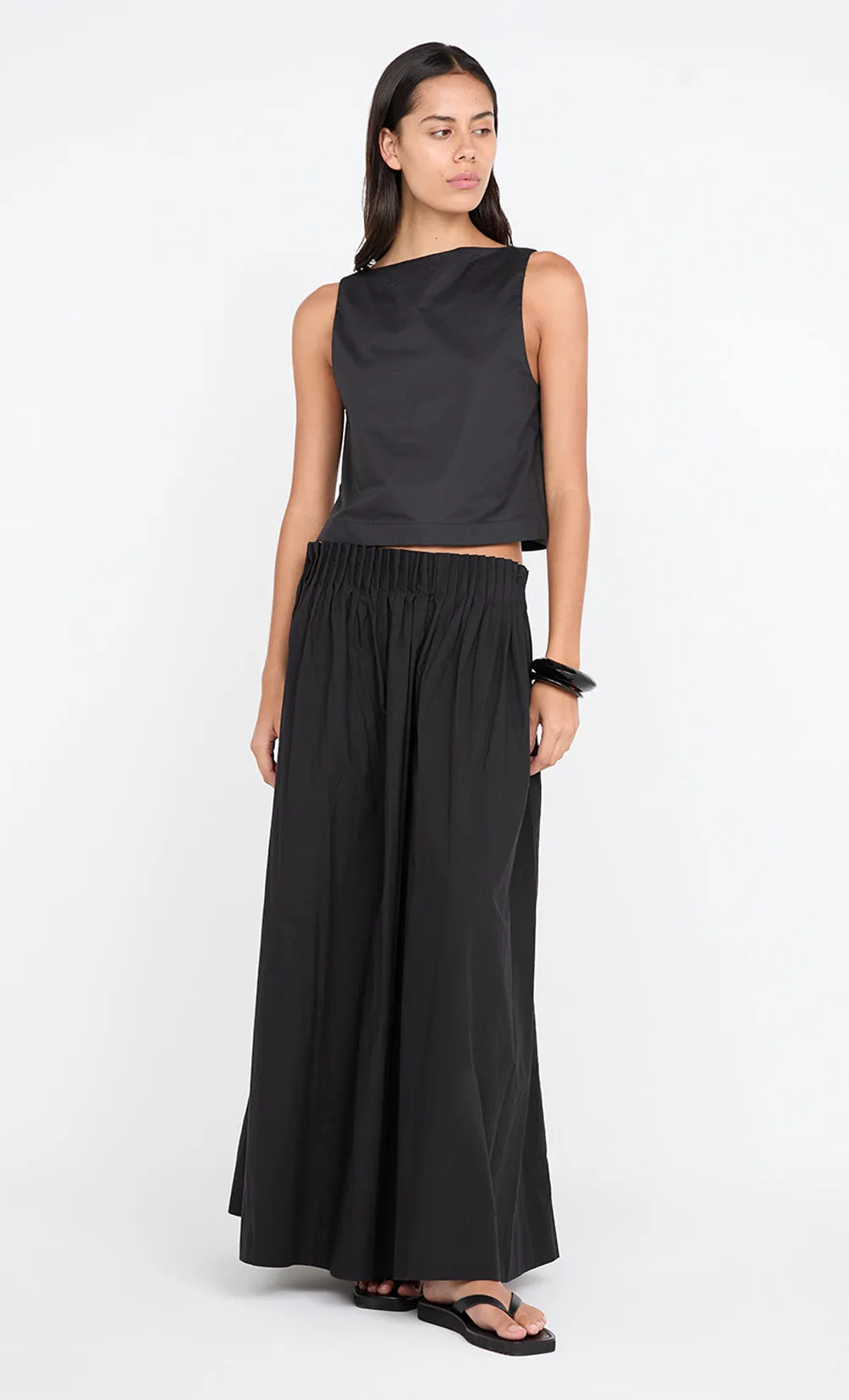 ALUCA PINTUCK MAXI SKIRT - BLACK sold by bec + bridge product image thumbnail 5