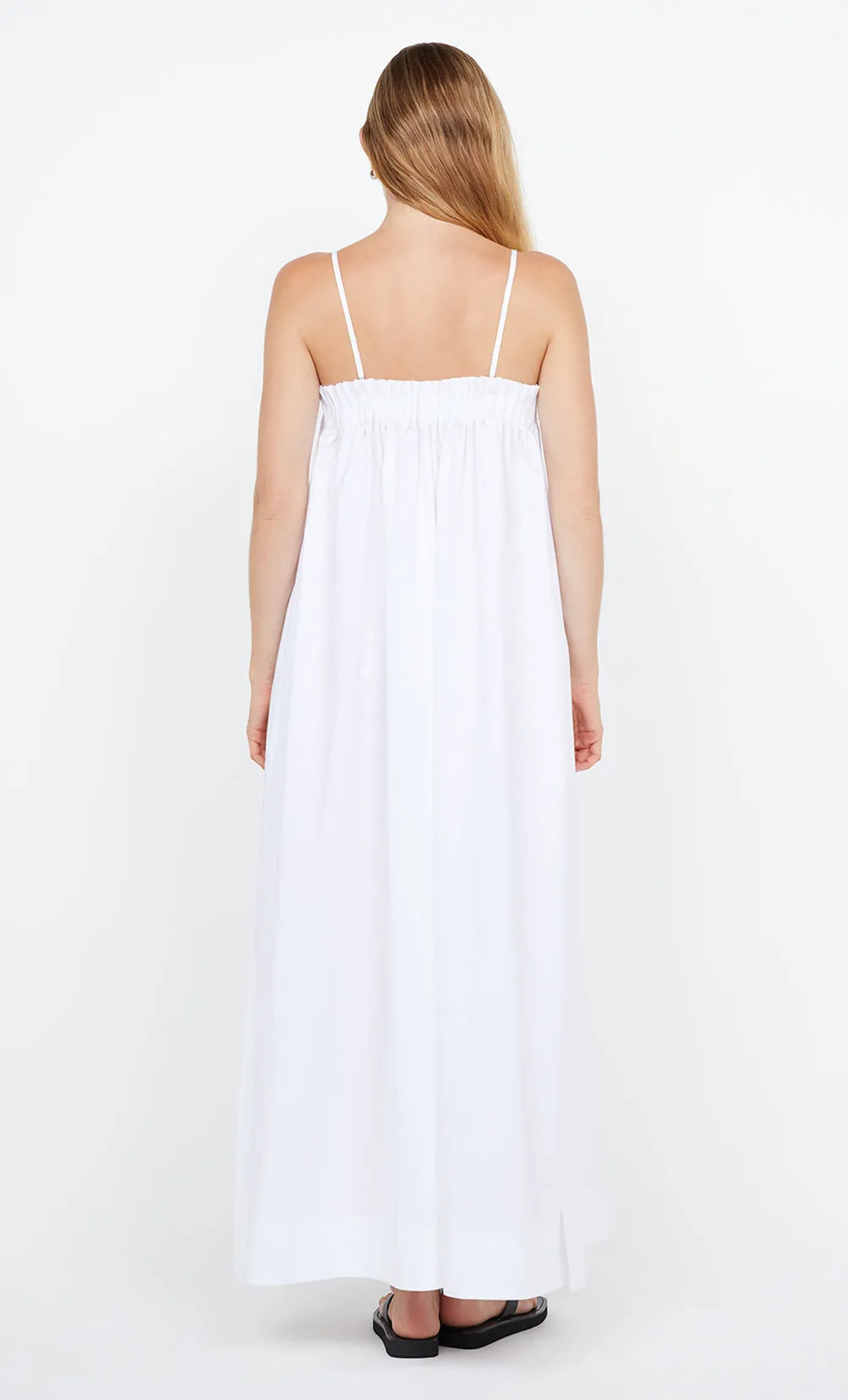 ALUCA PINTUCK MAXI DRESS - WHITE sold by bec + bridge product image thumbnail 4