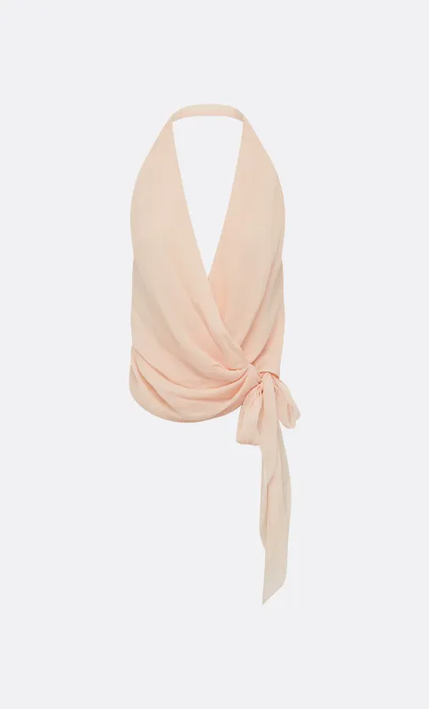 CELYSE HALTER TOP - PEACH sold by bec + bridge
