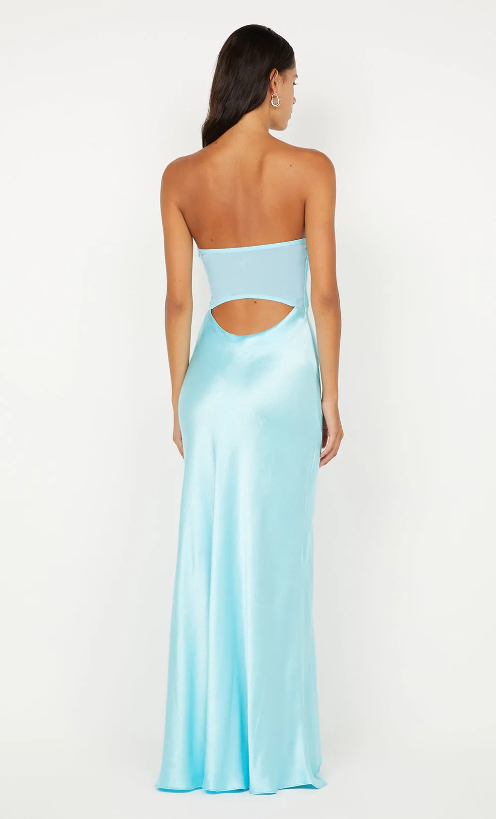 CINDER STRAPLESS MAXI DRESS - TURQUOISE sold by bec + bridge product image thumbnail 5