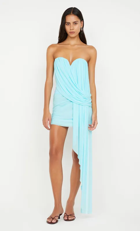 DANKA STRAPLESS MINI DRESS - TURQUOISE sold by bec + bridge
