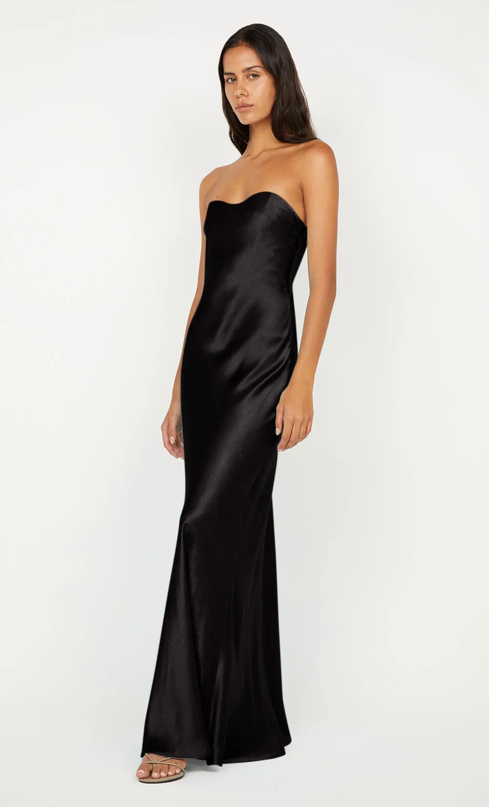 CINDER STRAPLESS MAXI DRESS - BLACK sold by bec + bridge product image thumbnail 3