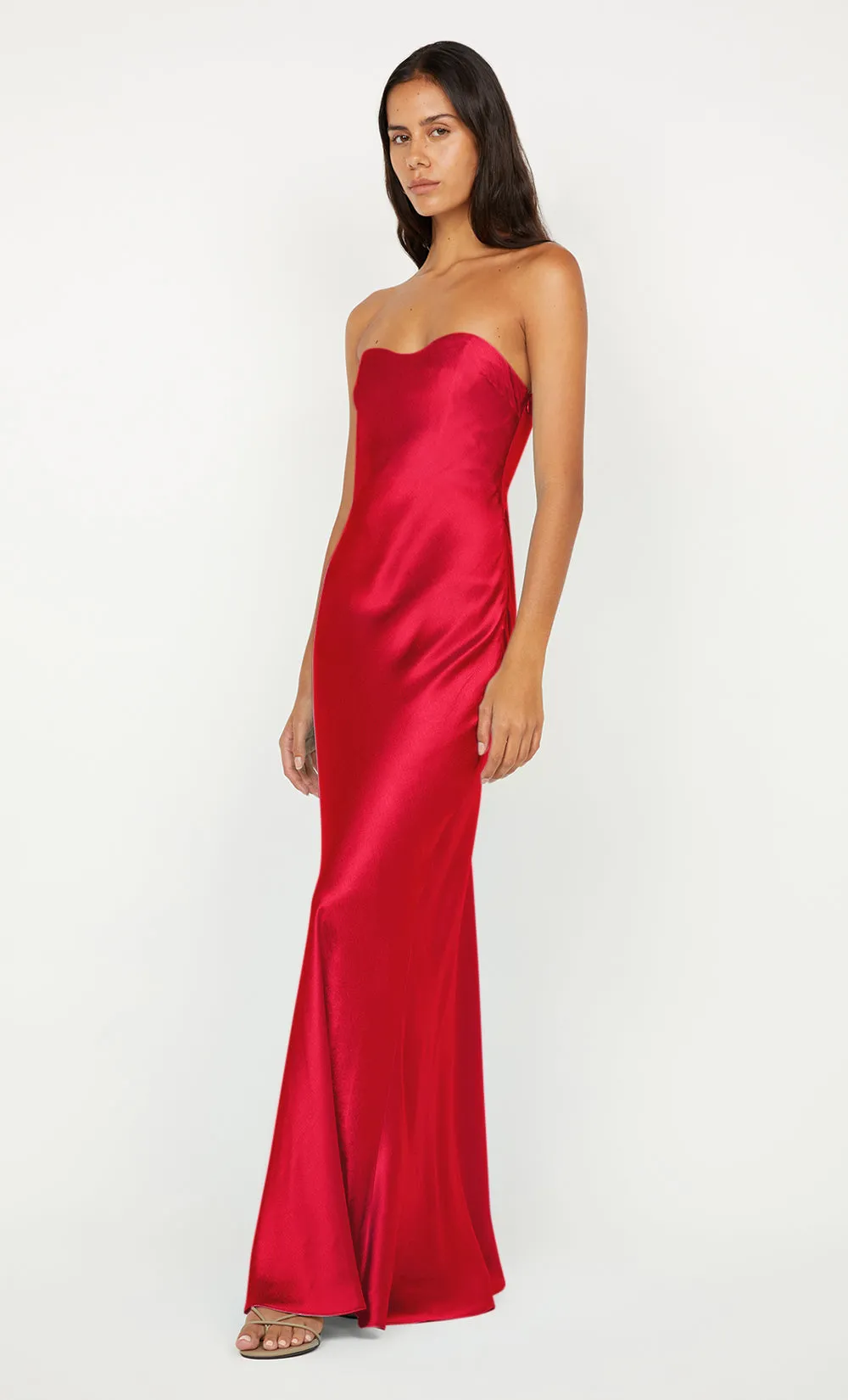 CINDER STRAPLESS MAXI DRESS - STRAWBERRY sold by bec + bridge product image thumbnail 2