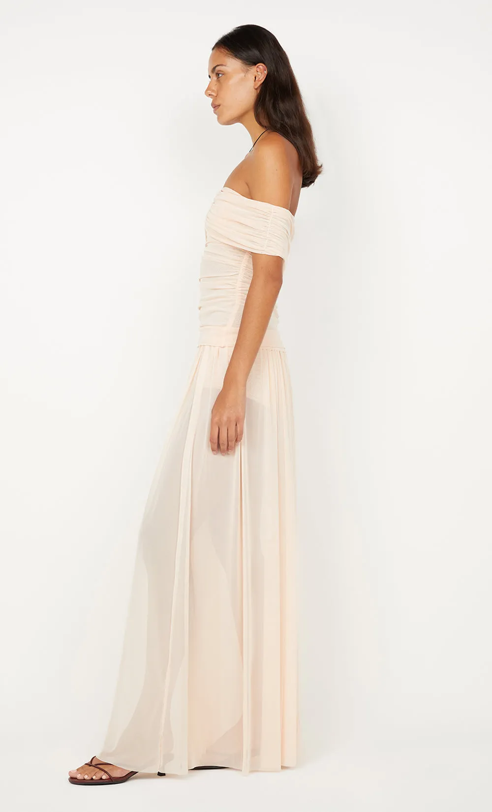 CAMILLE OFFSHOULDER TOP - PEACH sold by bec + bridge product image thumbnail 4