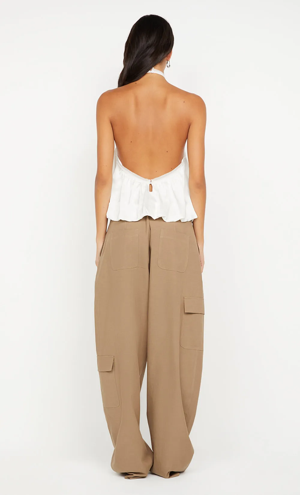 AMIAH HALTER TOP - IVORY sold by bec + bridge product image thumbnail 2