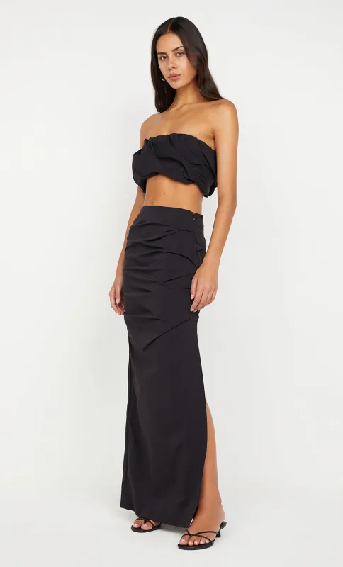 DOMENIC MAXI SKIRT - BLACK sold by bec + bridge