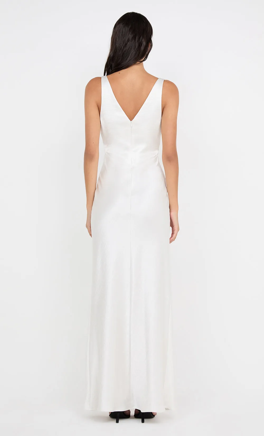 AUSTEN V NECK MAXI DRESS - IVORY sold by bec + bridge product image thumbnail 4