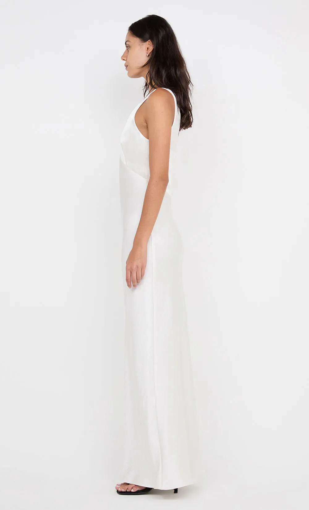 AUSTEN V NECK MAXI DRESS - IVORY sold by bec + bridge product image thumbnail 5