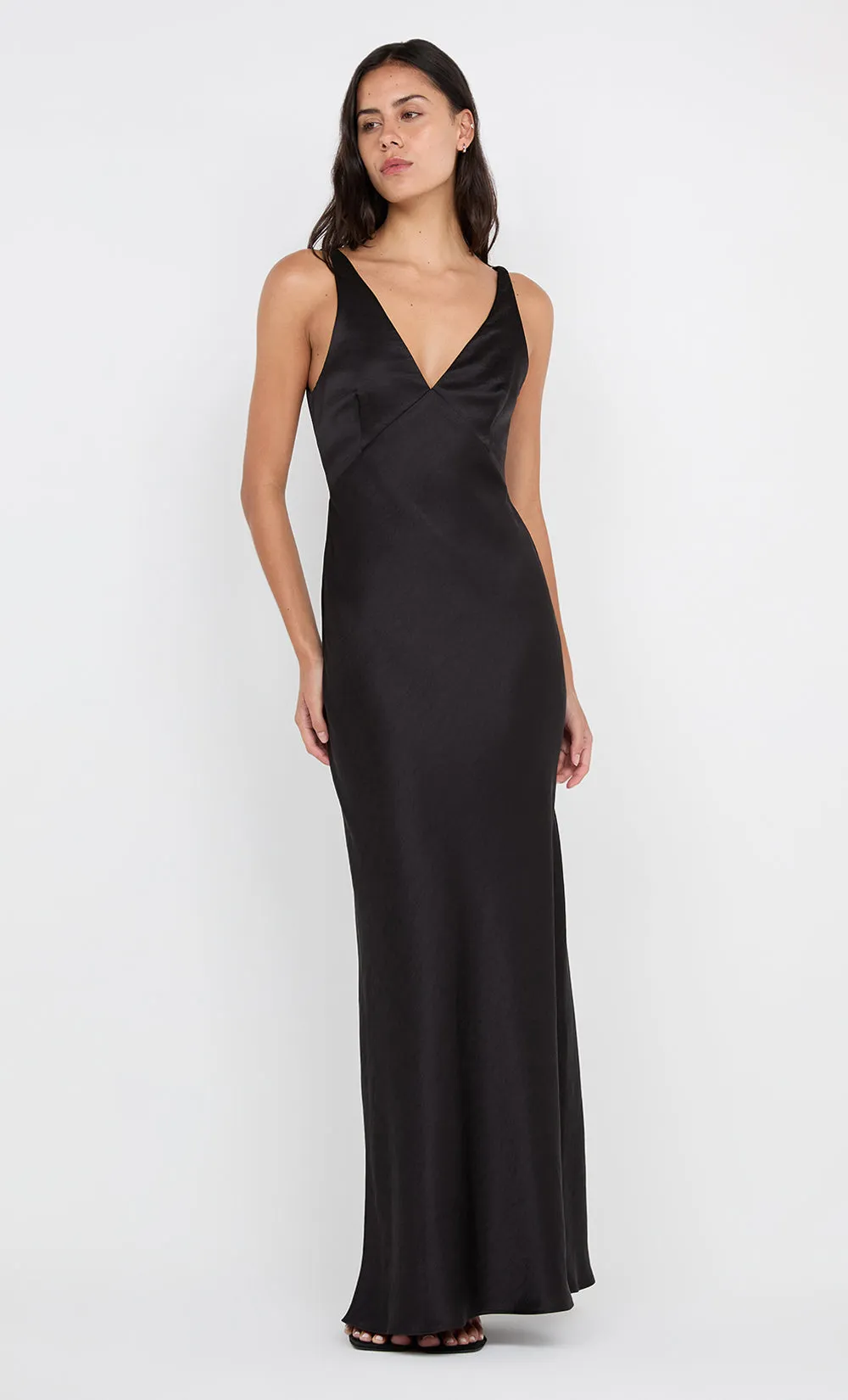 AUSTEN V NECK MAXI DRESS - BLACK sold by bec + bridge product image thumbnail 5