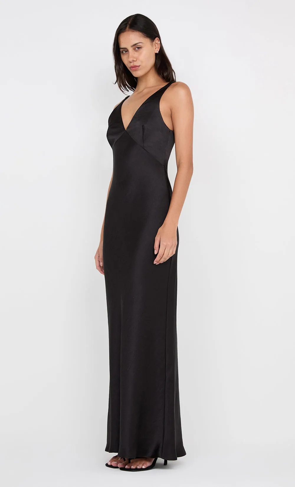 AUSTEN V NECK MAXI DRESS - BLACK sold by bec + bridge product image thumbnail 4