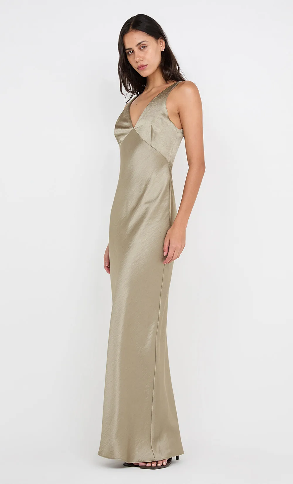 AUSTEN V NECK MAXI DRESS - SAGE sold by bec + bridge product image thumbnail 5