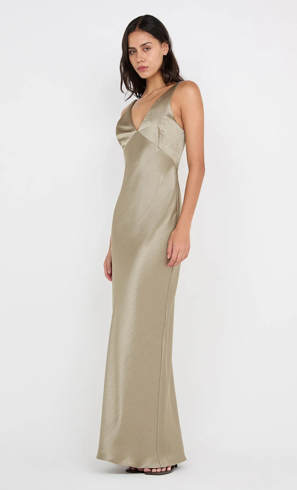 AUSTEN V NECK MAXI DRESS - SAGE sold by bec + bridge product image thumbnail 2