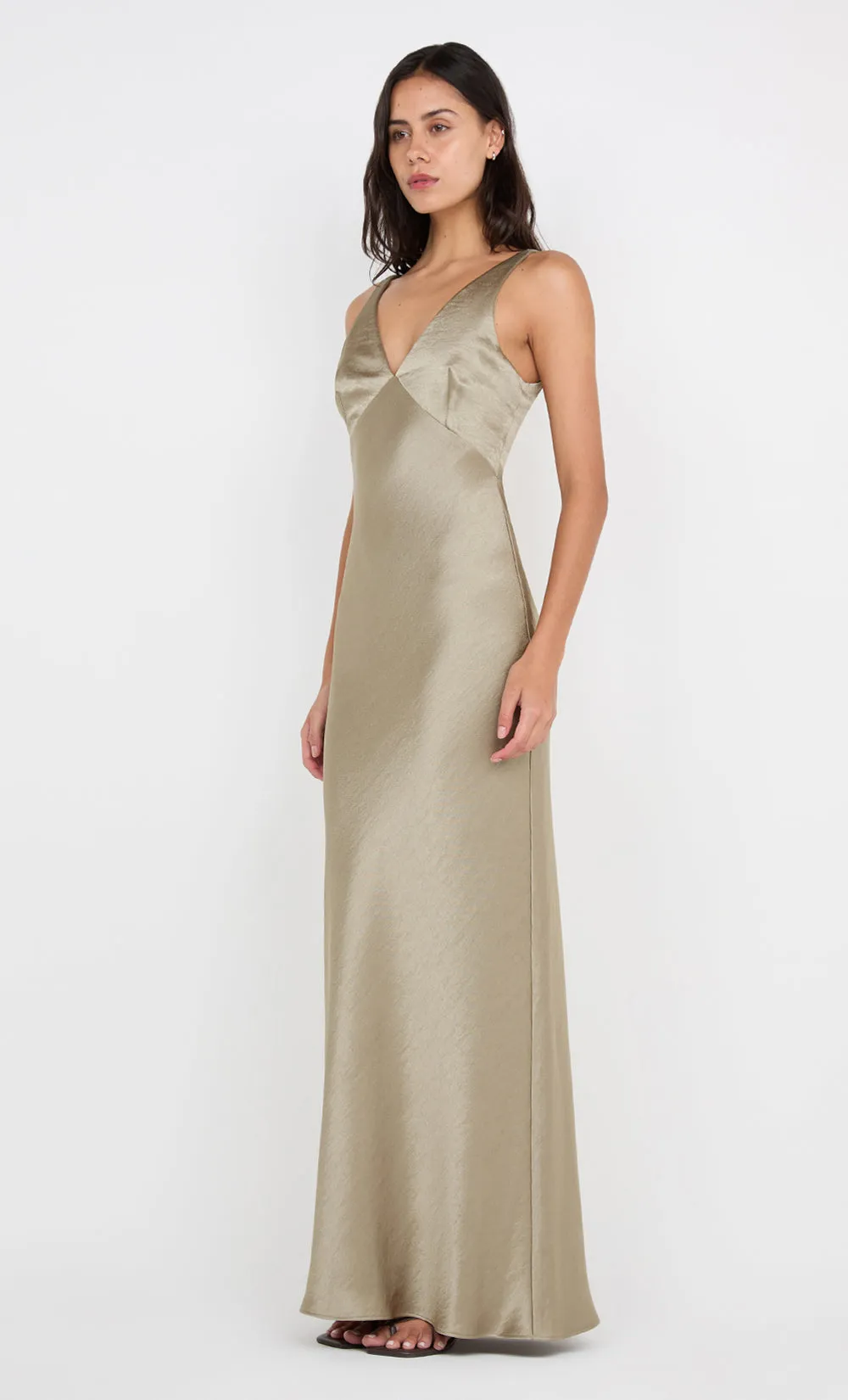 AUSTEN V NECK MAXI DRESS - SAGE sold by bec + bridge product image thumbnail 4