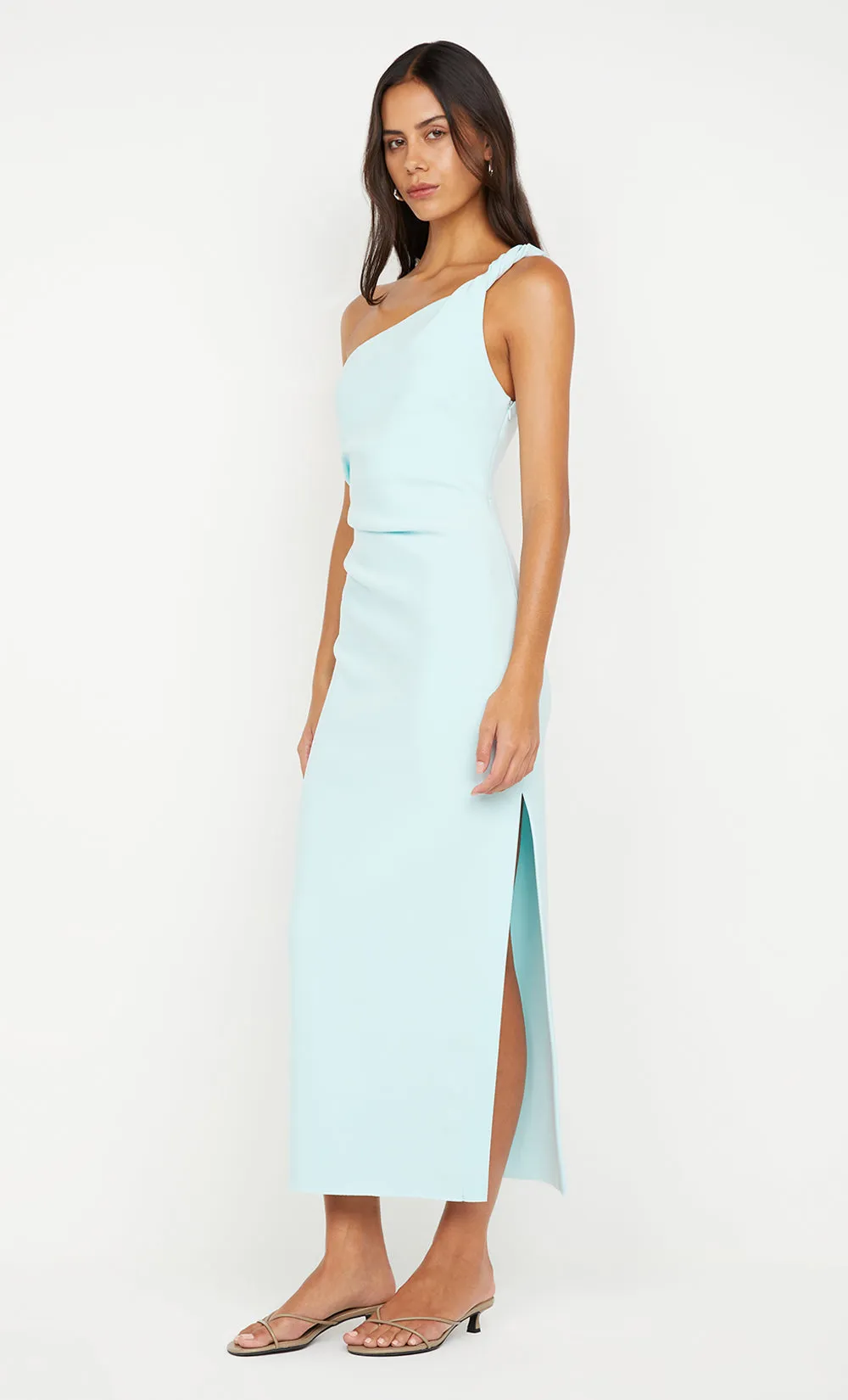 ARIVEN ASYM MIDI DRESS - ARCTIC BLUE sold by bec + bridge product image thumbnail 5