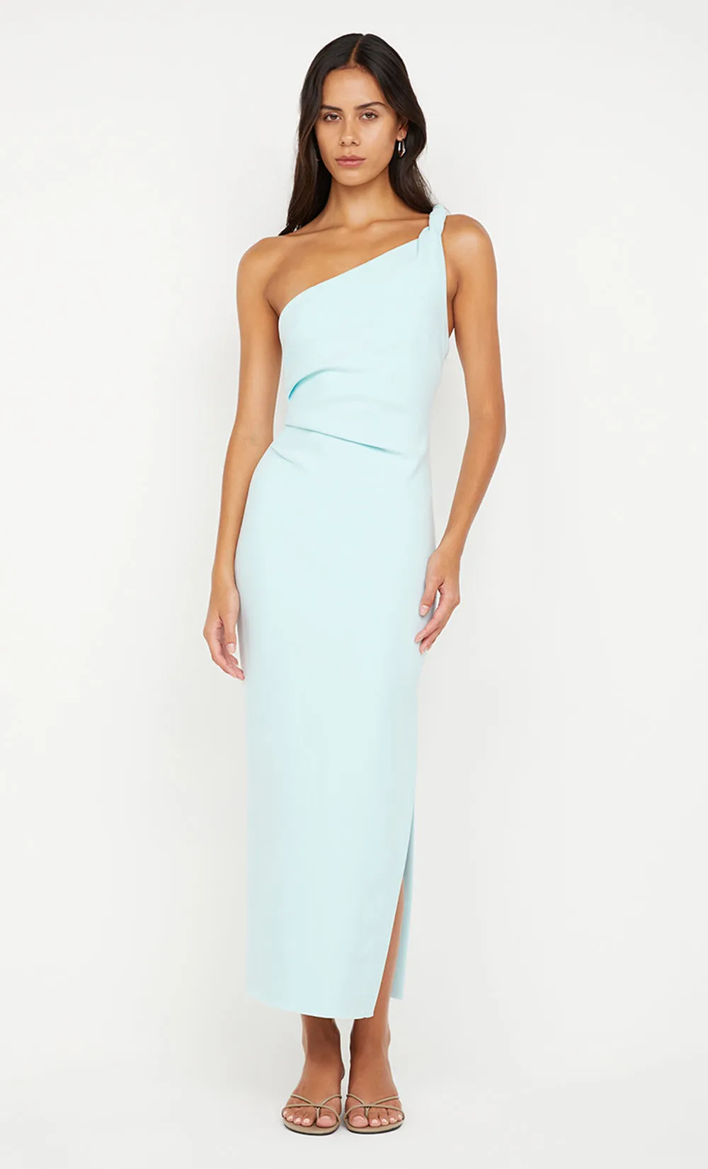 ARIVEN ASYM MIDI DRESS - ARCTIC BLUE sold by bec + bridge product image thumbnail 3