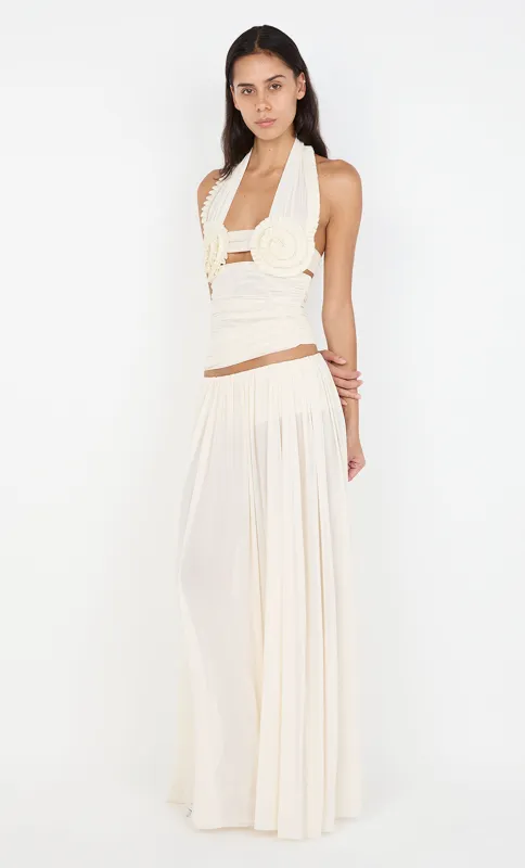 CAMILLE MAXI SKIRT - BUTTERCREAM sold by bec + bridge