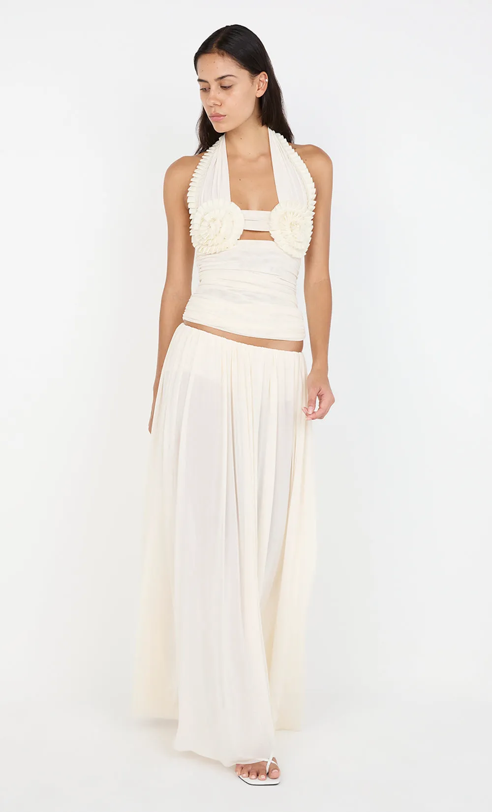 CAMILLE MAXI SKIRT - BUTTERCREAM sold by bec + bridge product image thumbnail 5