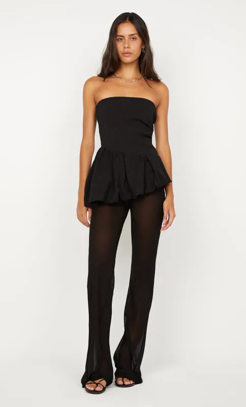 ROWENA STRAPLESS TOP - BLACK sold by bec + bridge