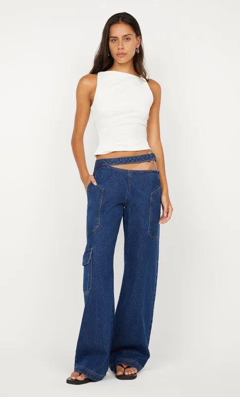 IONE ASYM TOP			 - IVORY sold by bec + bridge