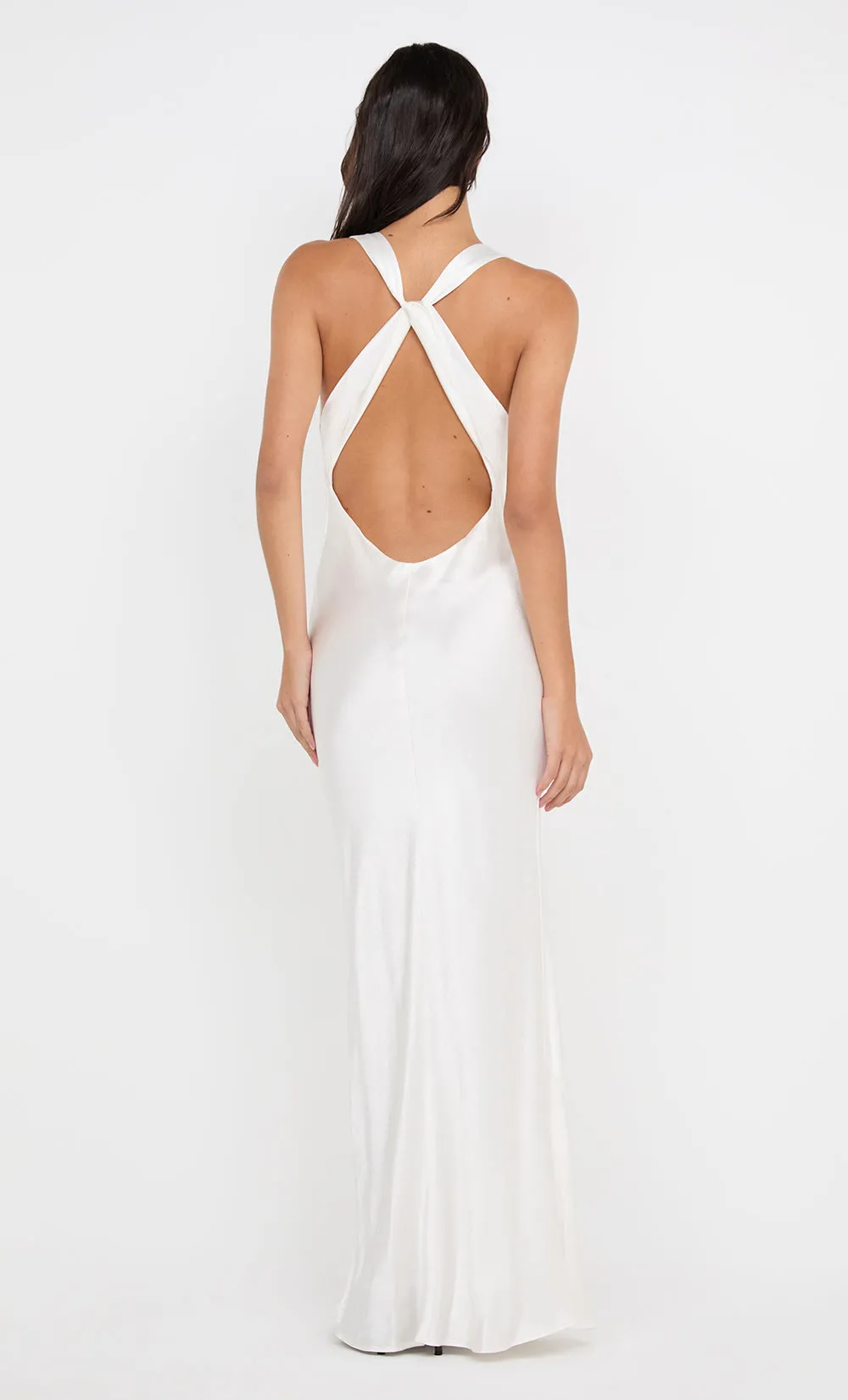 GIA HALTER MAXI DRESS - IVORY sold by bec + bridge product image thumbnail 2