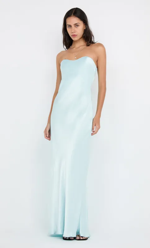 CINDER STRAPLESS MAXI DRESS - ARCTIC BLUE sold by bec + bridge