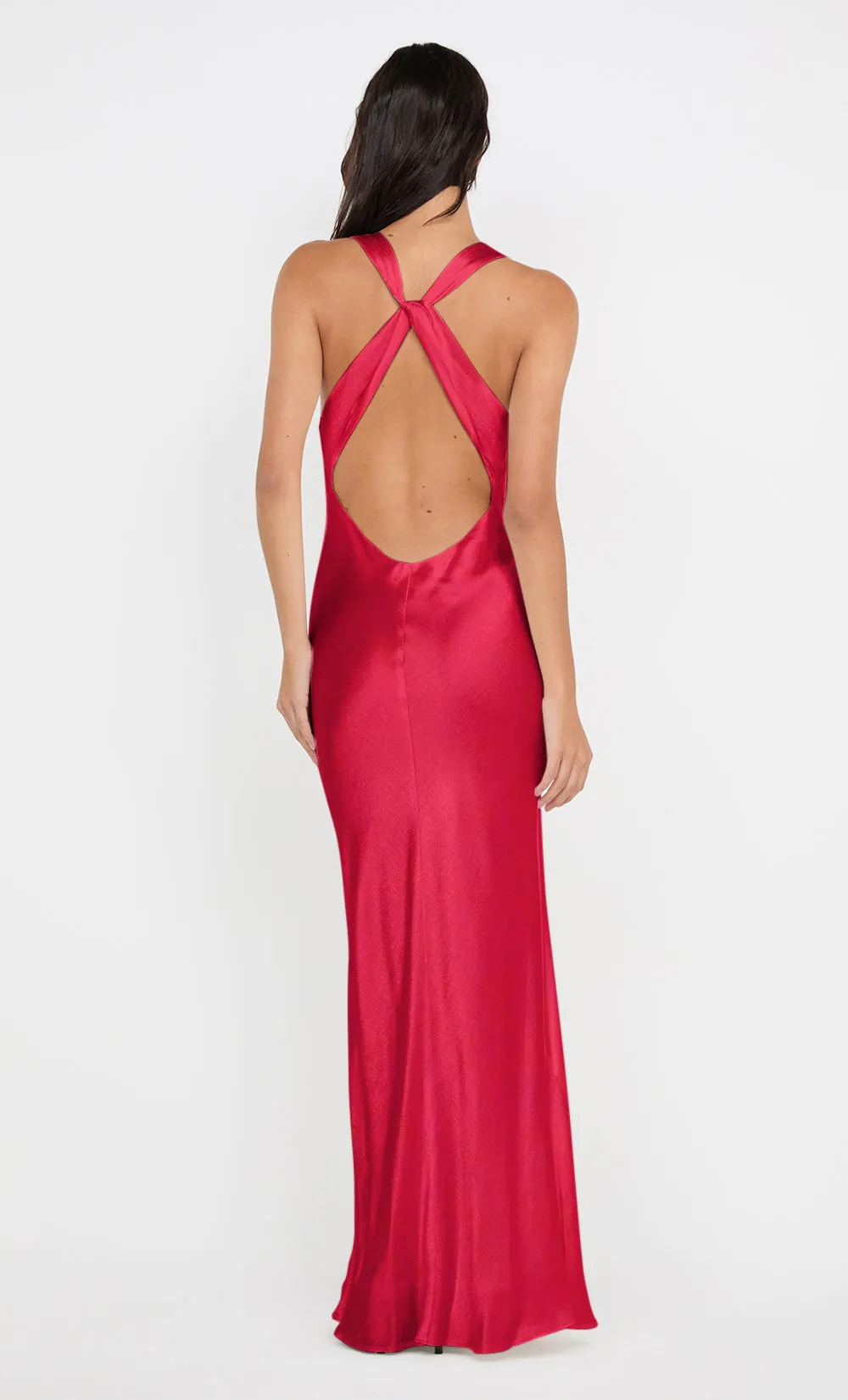 GIA HALTER MAXI DRESS - STRAWBERRY sold by bec + bridge product image thumbnail 2