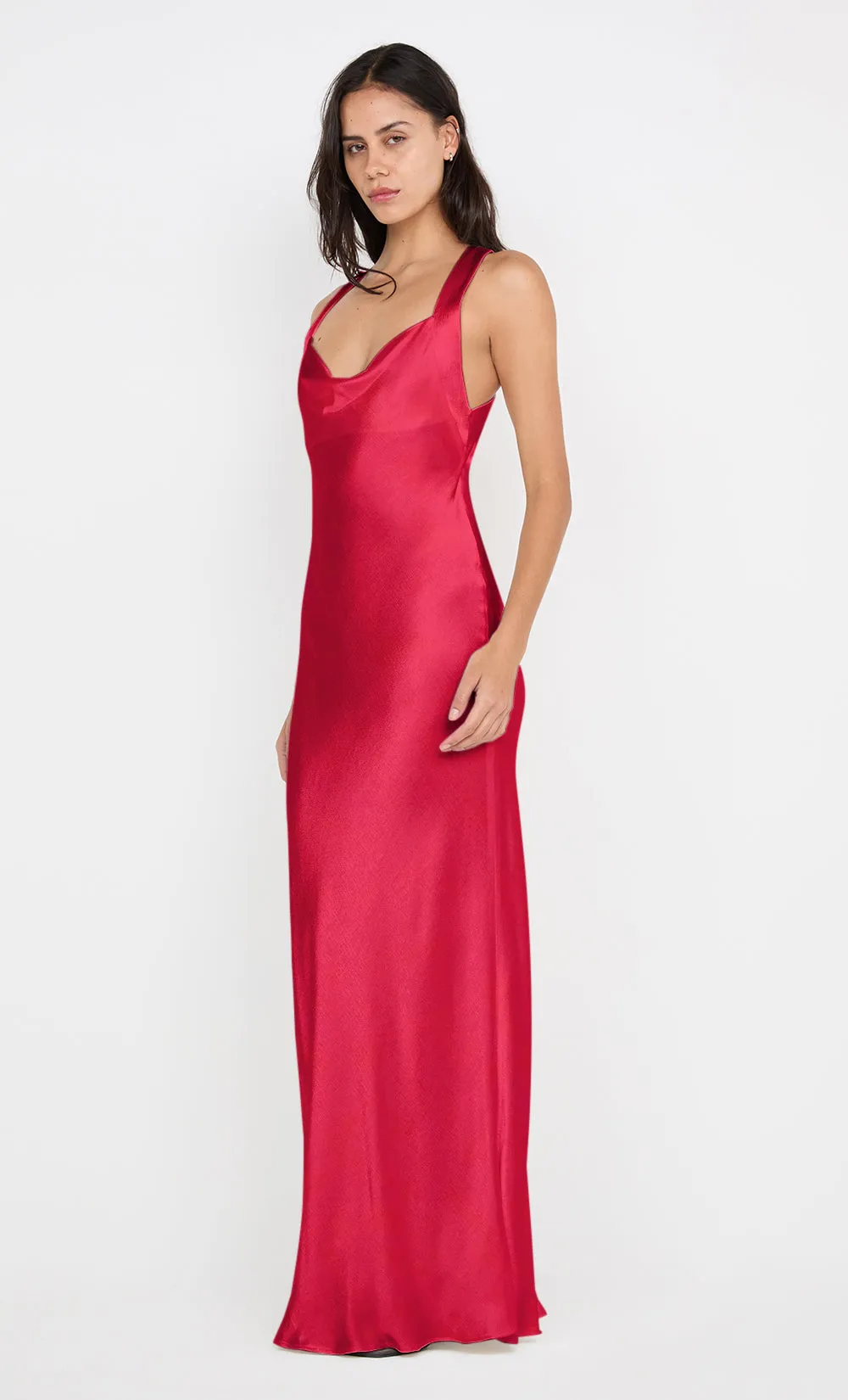 GIA HALTER MAXI DRESS - STRAWBERRY sold by bec + bridge product image thumbnail 4