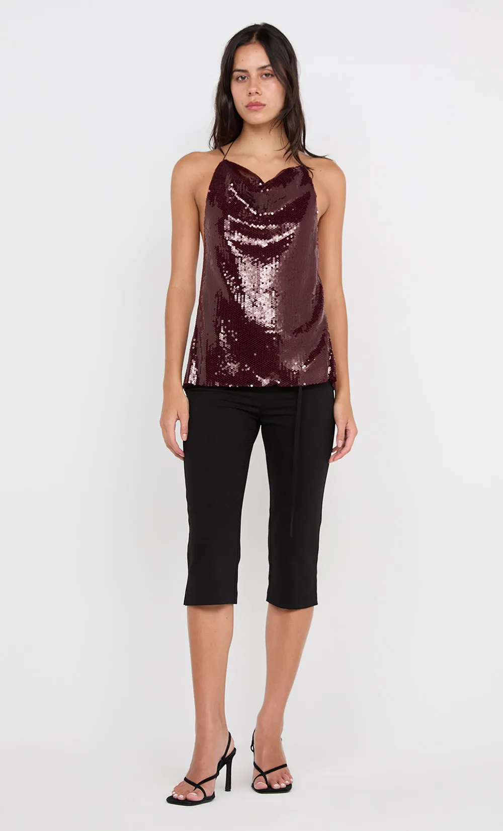 CELESTIA COWL TOP - PLUM sold by bec + bridge