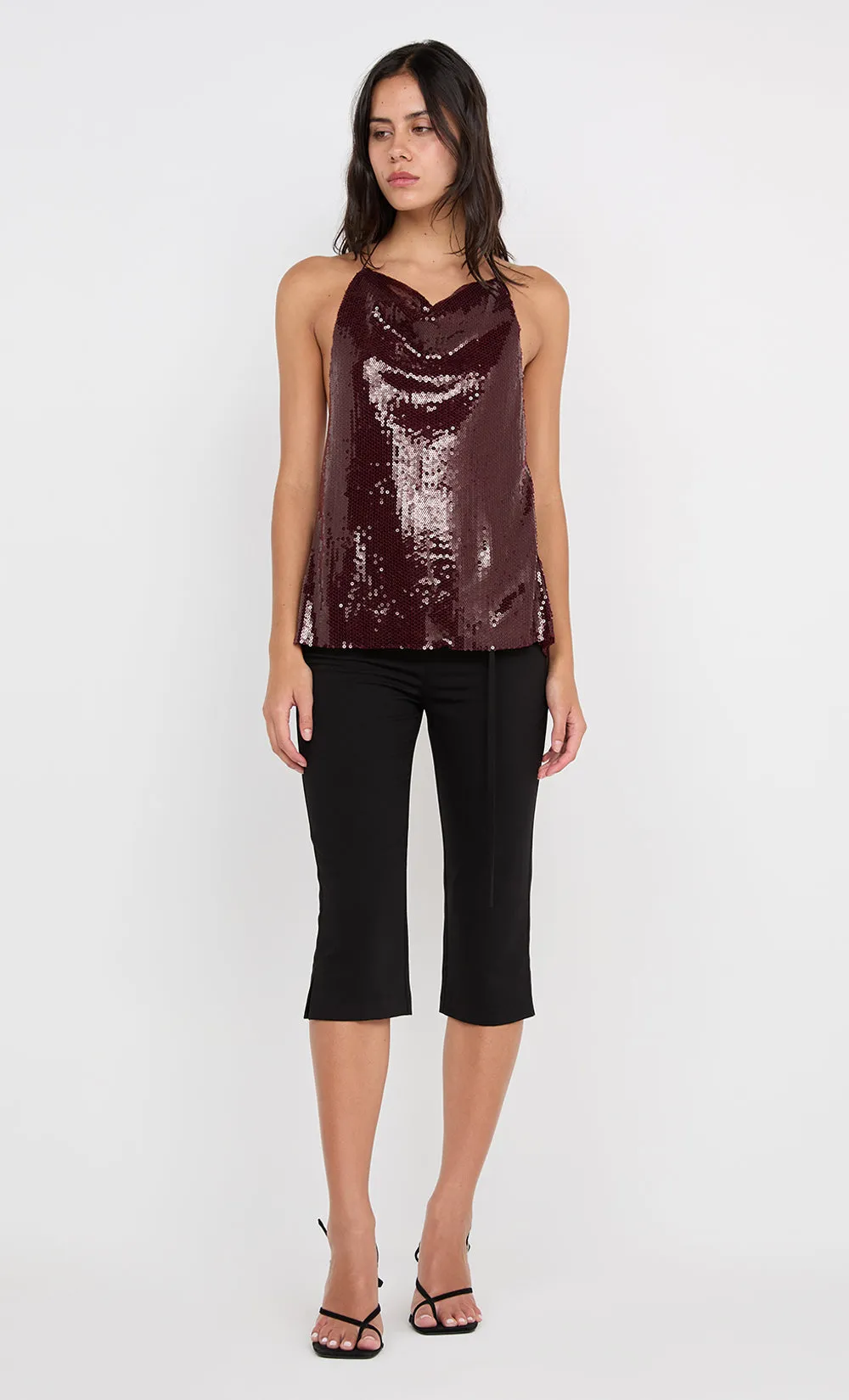 CELESTIA COWL TOP - PLUM sold by bec + bridge product image thumbnail 4