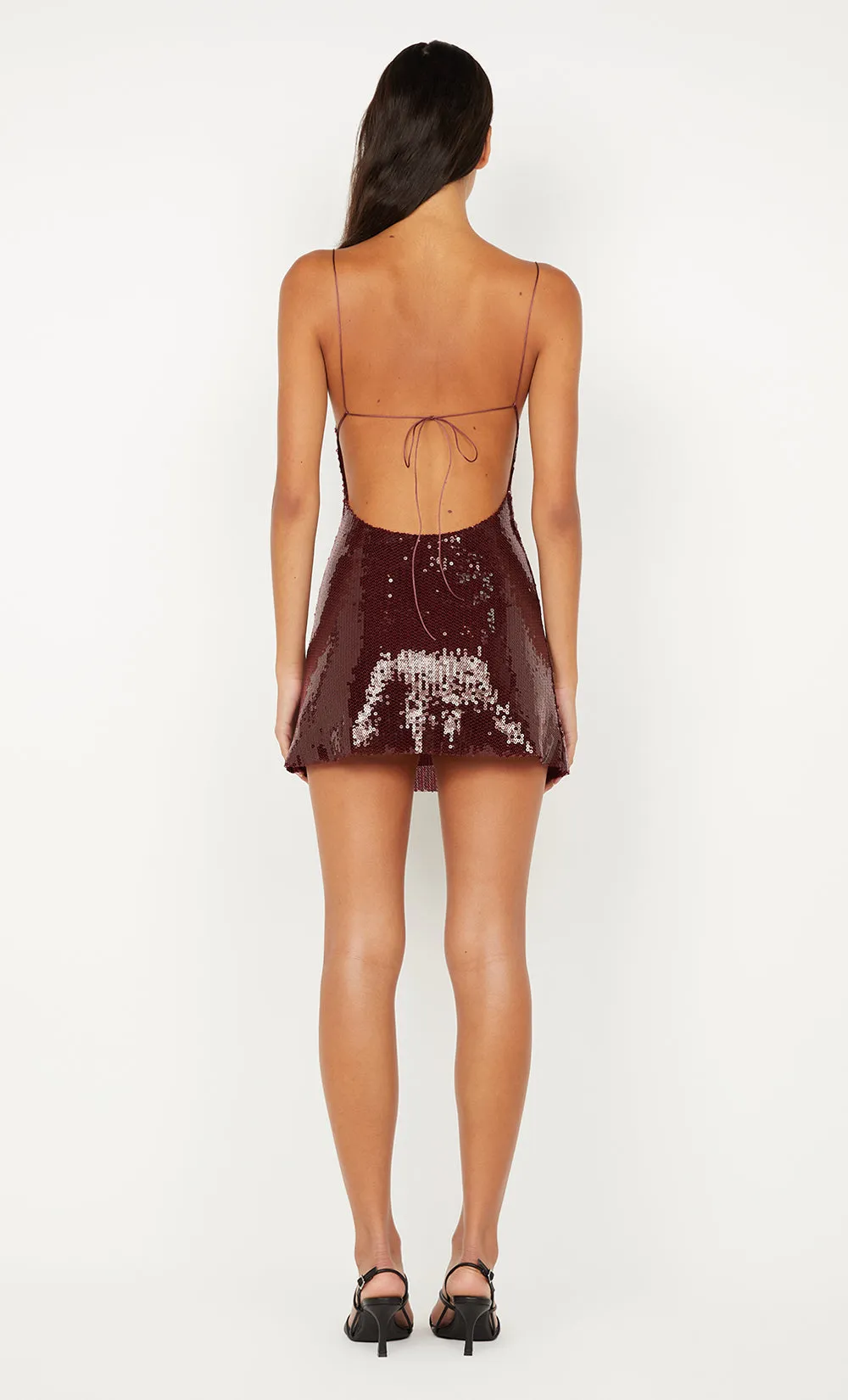 CELESTIA MINI DRESS - PLUM sold by bec + bridge product image thumbnail 5