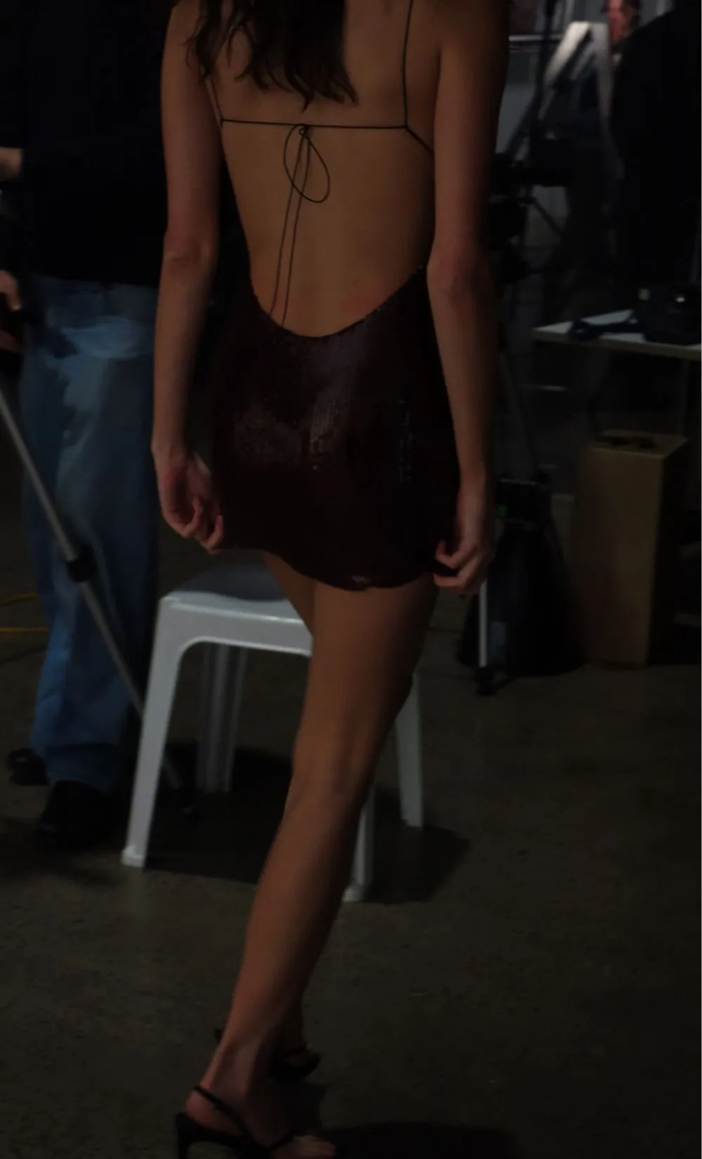 CELESTIA MINI DRESS - PLUM sold by bec + bridge product image thumbnail 3