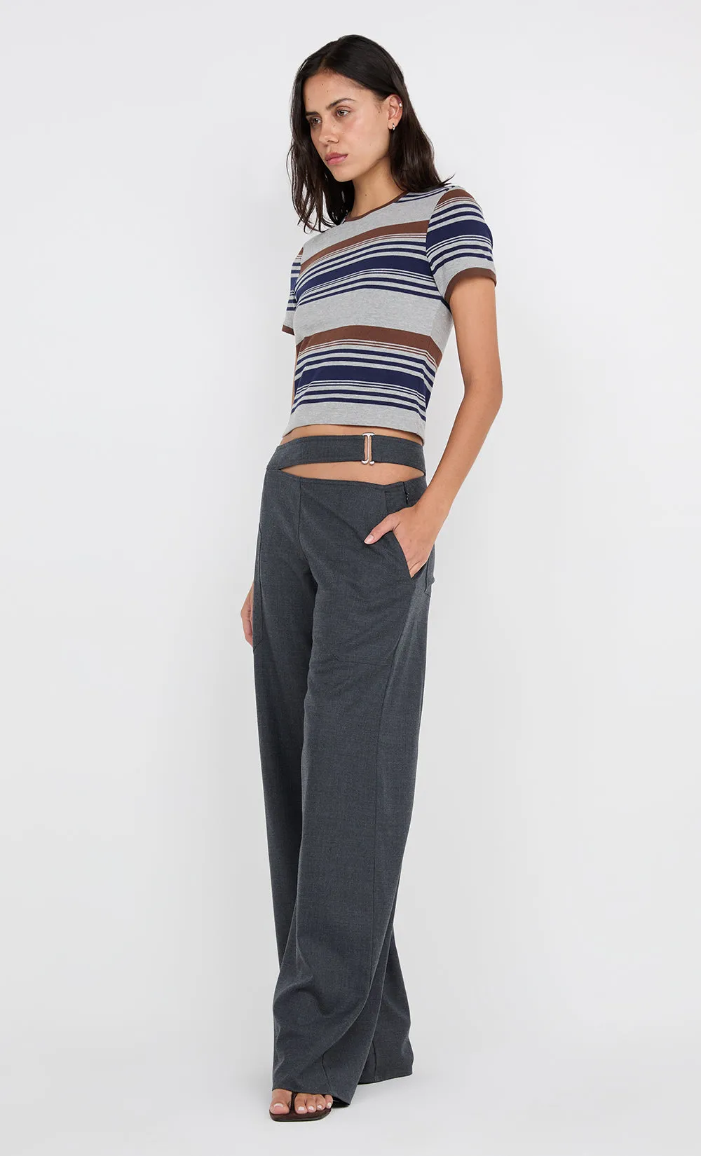 TOMMI TAILORED PANT - CHARCOAL sold by bec + bridge product image thumbnail 2