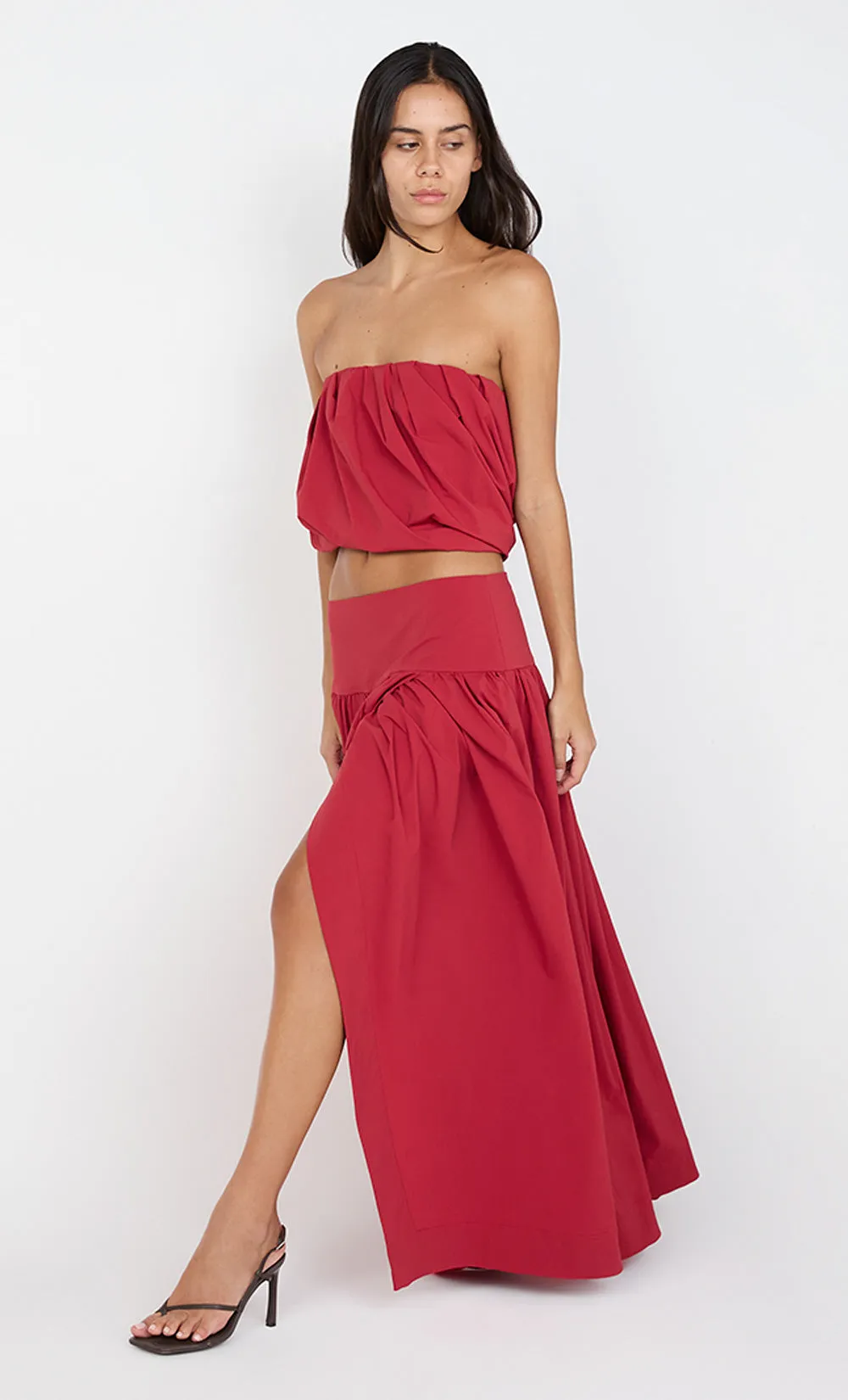 DANTE MAXI SKIRT - CHERRY sold by bec + bridge product image thumbnail 3