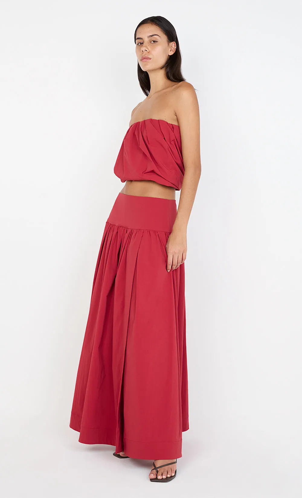 DANTE MAXI SKIRT - CHERRY sold by bec + bridge product image thumbnail 4