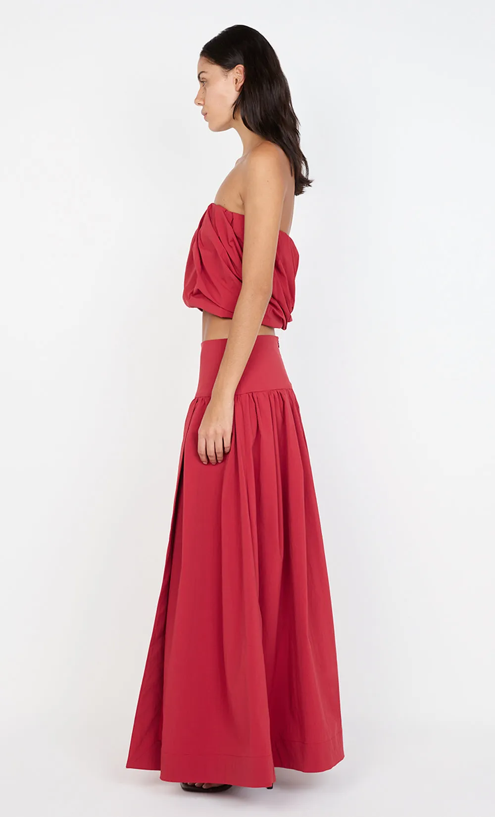 DANTE MAXI SKIRT - CHERRY sold by bec + bridge product image thumbnail 5
