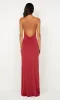 SUSIE PLUNGE MAXI DRESS - CHERRY sold by bec + bridge