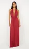 SUSIE PLUNGE MAXI DRESS - CHERRY sold by bec + bridge