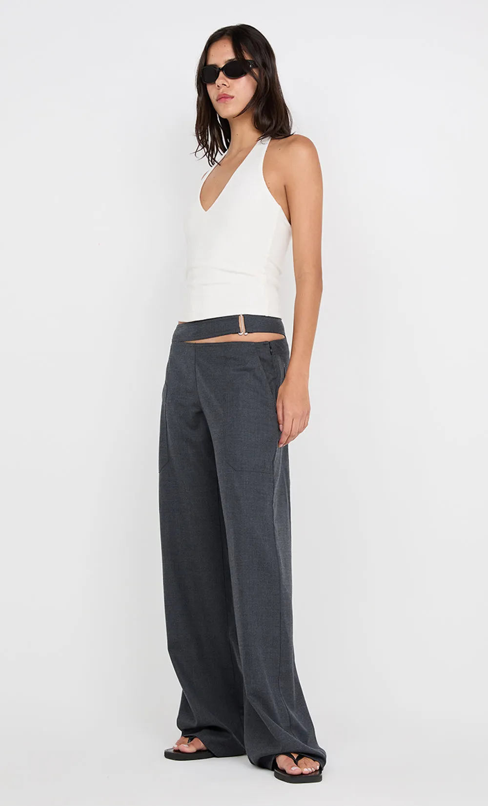 IONE HALTER TOP - IVORY sold by bec + bridge product image thumbnail 5