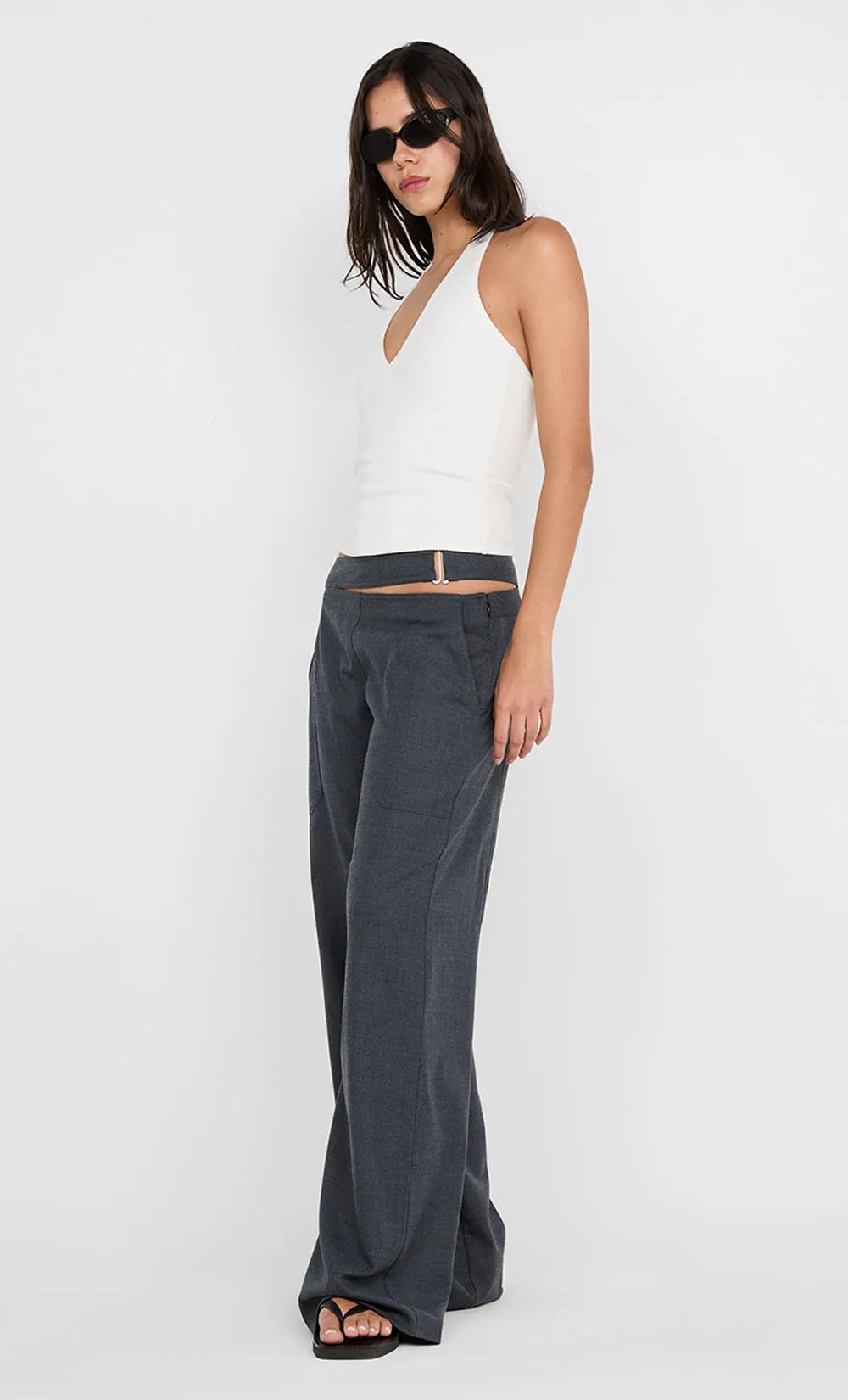 IONE HALTER TOP - IVORY sold by bec + bridge product image thumbnail 2