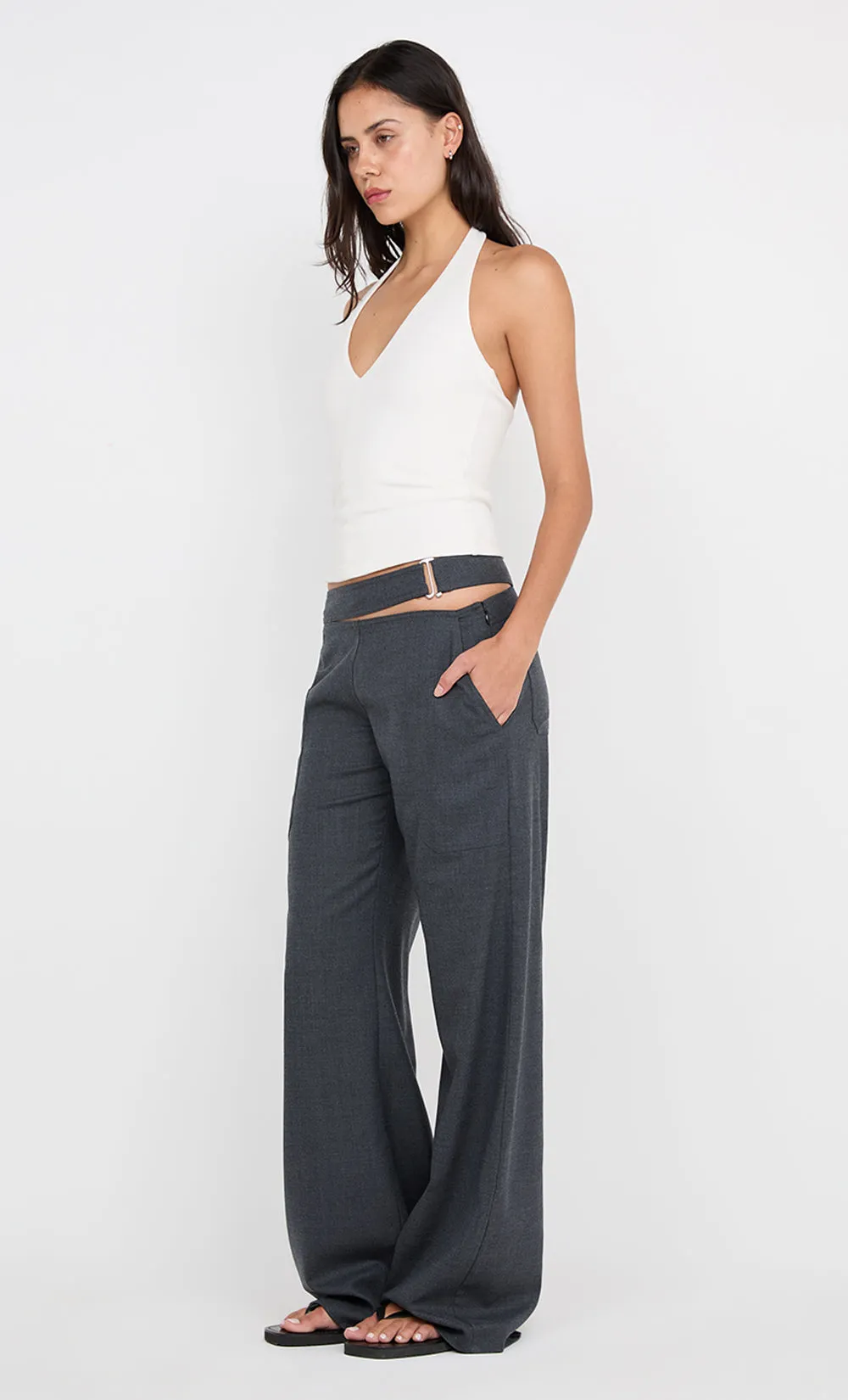 IONE HALTER TOP - IVORY sold by bec + bridge product image thumbnail 4