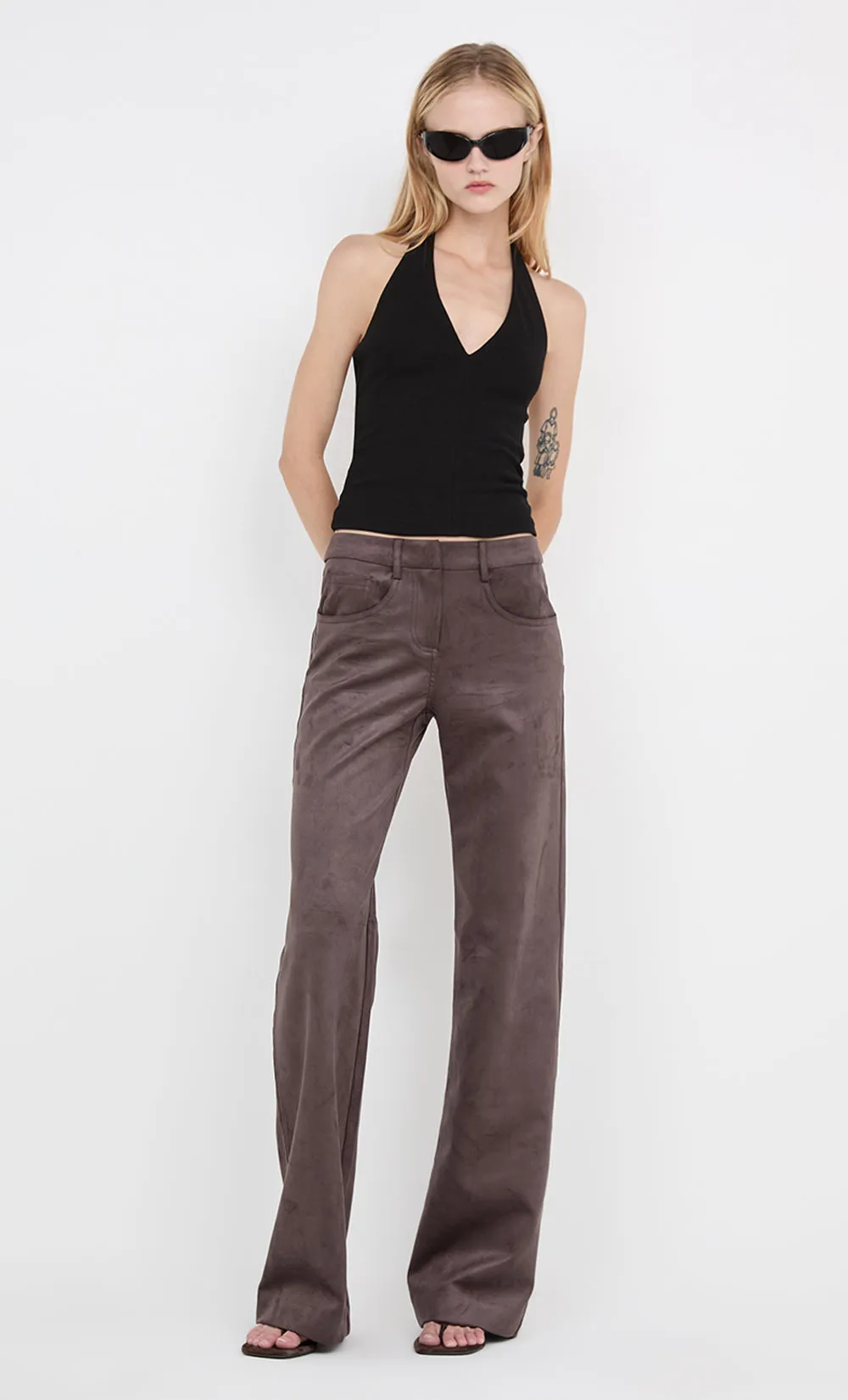 IONE HALTER TOP - BLACK sold by bec + bridge product image thumbnail 3