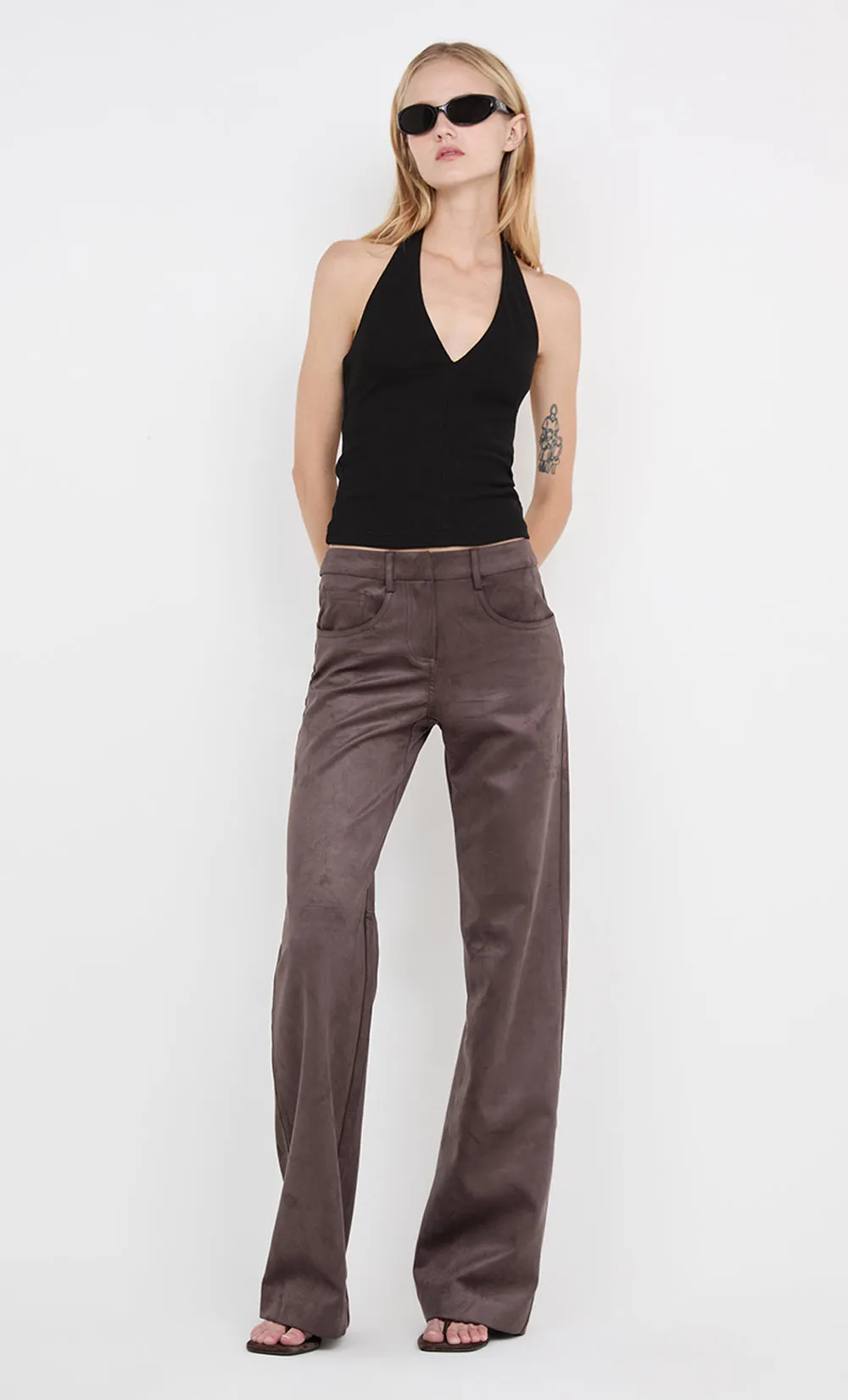 IONE HALTER TOP - BLACK sold by bec + bridge product image thumbnail 5