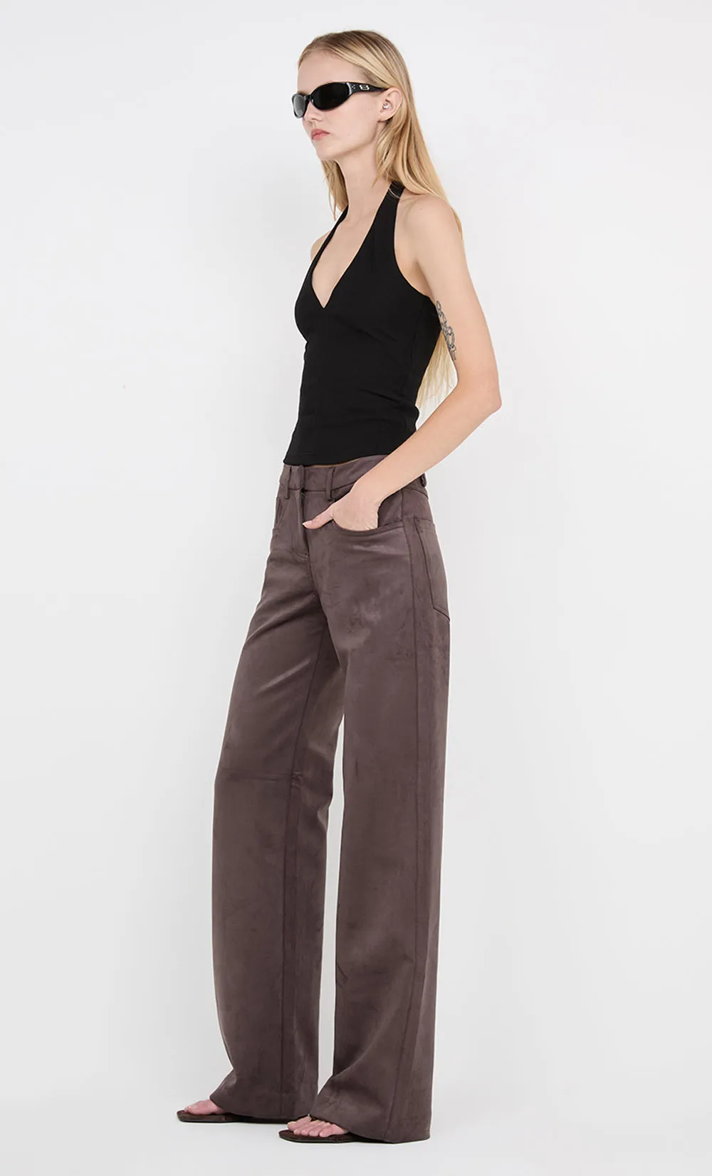 IONE HALTER TOP - BLACK sold by bec + bridge product image thumbnail 2