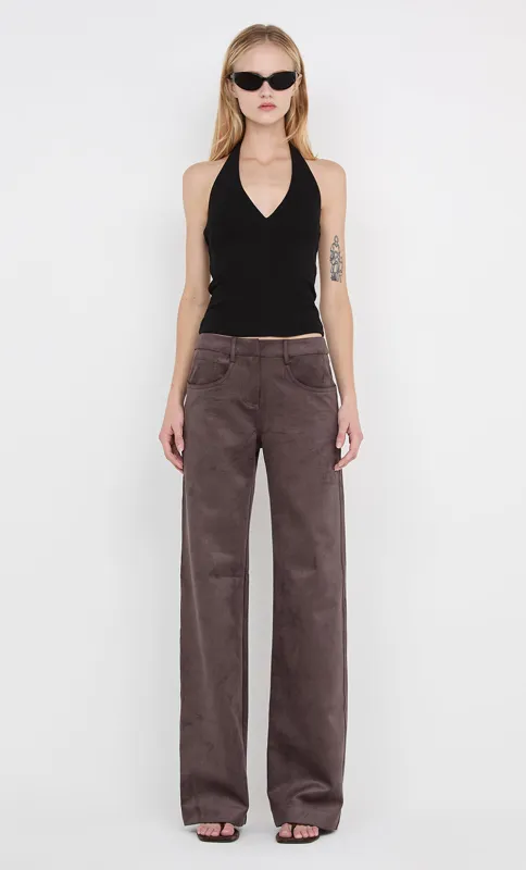 IONE HALTER TOP - BLACK sold by bec + bridge