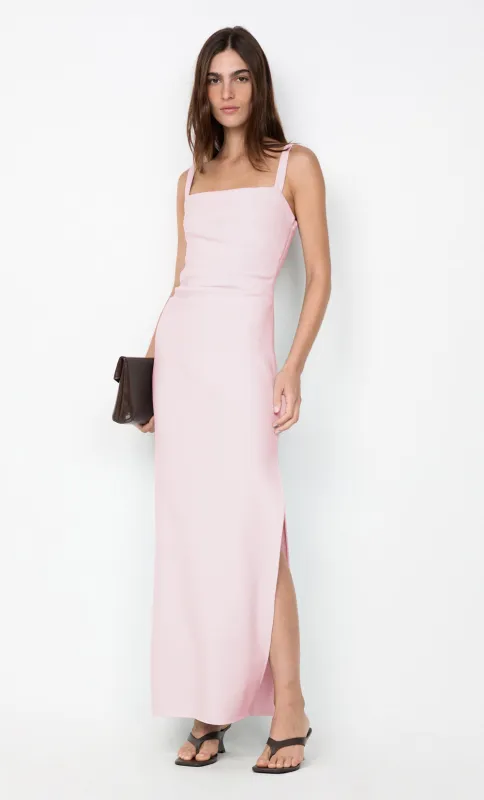 LEORA TUCK MAXI DRESS - POWDER PINK sold by bec + bridge
